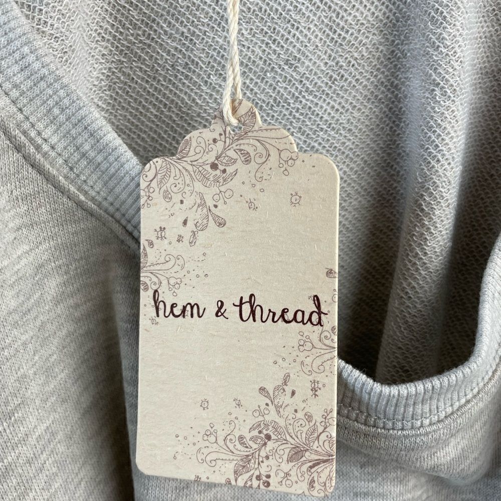 NWT Hem & Thread Sweatshirt Size S - Picture 6 of 7